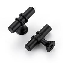 Maçanetas de gabinete HOME EDIT: preto fosco, pacote de 5 cm, 10 em aço inoxidável