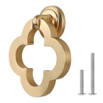 Maçanetas de gabinete MIWUMI Gold Zinc Alloy 5,5 cm 8 unidades