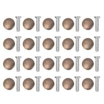Maçanetas de gaveta HEEPDD Mini Mushroom Head Vintage 20 conjuntos Maçanetas de gaveta HEEPDD Mini Mushroom Head Vintage 20 conjuntos