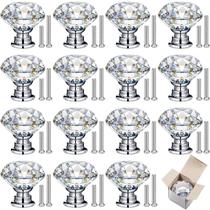 Maçanetas de gaveta Yulejo Crystal Glass Diamond Shape x50