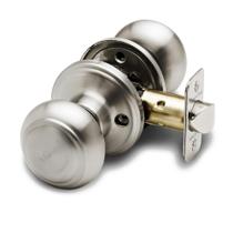 Maçanetas de porta em aço inoxidável polido Copper Creek, 1 pacote Maçanetas de porta em aço inoxidável polido Copper Creek, 1 pacote