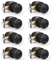 Maçanetas de porta KNOBWELL Oil Rubbed Bronze, pacote com 8 quarto/banheiro Maçanetas de porta KNOBWELL Oil Rubbed Bronze, pacote com 8 quarto/banheiro