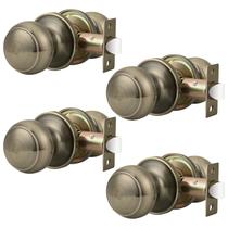 Maçanetas de porta Probrico, armário, corredor, interior, latão antigo 4P Maçanetas de porta Probrico, armário, corredor, interior, latão antigo 4P