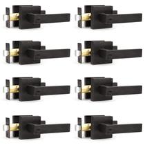 Maçanetas de porta Probrico Heavy Duty Oil Rubbed Bronze, pacote com 8