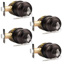 Maçanetas de porta Probrico Keyed Entry, interior exterior, pacote com 4 Maçanetas de porta Probrico Keyed Entry, interior exterior, pacote com 4