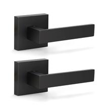 Maçanetas fictícias KNOBWELL Matte Black para armários/portas francesas