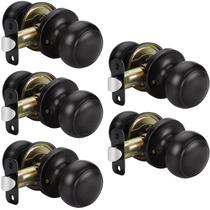 Maçanetas goldenwarm Bronze Passage Oil Rubbed Bronze, pacote com 5