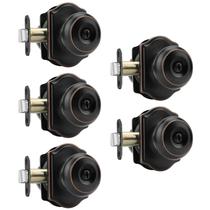 Maçanetas Haidms Oil Rubbed Bronze Interior Privacy (pacote com 5)