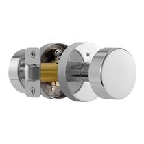 Maçanetas naubea Maçaneta de privacidade cromada polida com fechadura