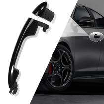 Maçanetas Pretas Brilhantes Para Alfa Romeo Giulietta, Alfa Mito, Lancia Y 2012- (1 Par Dianteiro E Maçanetas Pretas Brilhantes Para Alfa Romeo Giulietta, Alfa Mito, Lancia Y 2012- (1 Par Dianteiro E