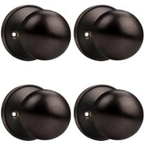 Maçanetas Probrico Dummy Levers, pacote com 4 unidades, bronze polido a óleo Maçanetas Probrico Dummy Levers, pacote com 4 unidades, bronze polido a óleo