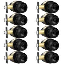 Maçanetas Probrico Flat Black Ball Privacy (pacote com 10)