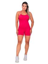 Macaquinho Academia Fitness Alcinha Com Bojo Removivel Pink Macaquinho Academia Fitness Alcinha Com Bojo Removivel Pink