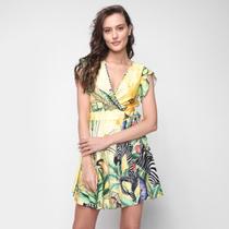 Macaquinho All Is Love Zebra Decote V Feminino