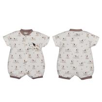 Macaquinho Bebê Cachorros Suedine Verão Day By Day Upi Uli Macaquinho Bebê Cachorros Suedine Verão Day By Day Upi Uli