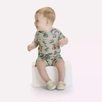 Macaquinho Bebê Kyly Verde 9-12M Macaquinho Bebê Kyly Verde 9-12M