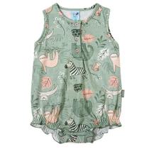 Macaquinho Bebê Tiptop Estampado Verde - 104817