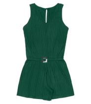 Macaquinho Canelado Feminino Rovitex Verde Macaquinho Canelado Feminino Rovitex Verde