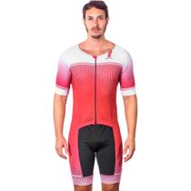 Macaquinho com mangas triathlon elite marsala proteção uv 50+ kauna Macaquinho com mangas triathlon elite marsala proteção uv 50+ kauna