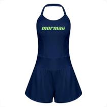 Macaquinho Com Shorts Frente Única Beach Sports Cor:Azul MarinhoTamanho:PGenero:Feminino Macaquinho Com Shorts Frente Única Beach Sports Cor:Azul MarinhoTamanho:PGenero:Feminino