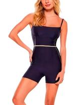 Macaquinho Curto Body For Sure 4602 Feminino Bojo Removível Poliamida T. P/GG Macaquinho Curto Body For Sure 4602 Feminino Bojo Removível Poliamida T. P/GG