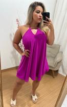 Macaquinho curto sol Modas feminino, roxo tam G Macaquinho curto sol Modas feminino, roxo tam G