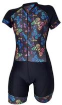 macaquinho de ciclismo feminino befast borboleta tamanho M macaquinho de ciclismo feminino befast borboleta tamanho M
