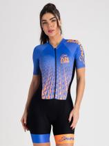 Macaquinho De Ciclismo Feminino Savancini Infinity Ocean (3470)