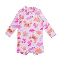 Macaquinho de Praia Infantil Menina Manga Longa Uv50+ Siri Macaquinho de Praia Infantil Menina Manga Longa Uv50+ Siri