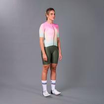 Macaquinho de Triathlon 140 Woom Feminino Verde