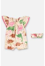 Macaquinho e Faixa Dino para Bebê Up Baby