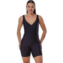 Macaquinho Elite Curto Poliamida Elastano Feminino - Preto -