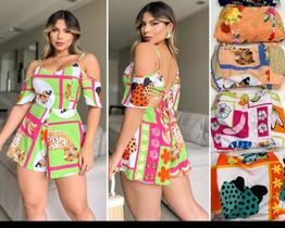 Macaquinho em crepe, veste do 34 ao 37