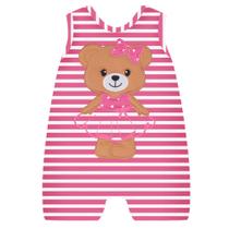 Macaquinho em m/malha bordado com enchimento