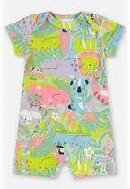 Macaquinho em Suedine Bebê Menina Up Baby