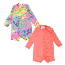 Macaquinho Estampa Aparece + Neon Proteção Solar Uv Bebê