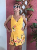 Macaquinho Estampado Borboleta E Poa Papilloo