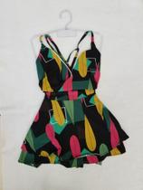 Macaquinho estampado Bruna TAM M Macaquinho estampado Bruna TAM M