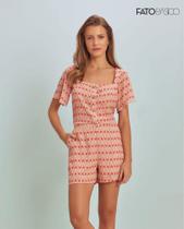 Macaquinho estampado