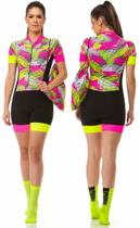 Macaquinho Fem. M/curta Z-nine 337 Rosa/verde