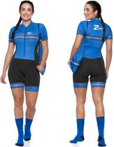 Macaquinho Fem. M/curta Z-nine 380 Azul