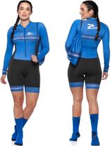 Macaquinho Fem. M/longa Z-nine 380 Azul