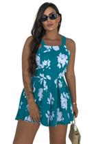 Macaquinho Feminino Curto Amarração Costas Soltinho Duna Air Macaquinho Feminino Curto Amarração Costas Soltinho Duna Air