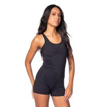 Macaquinho Feminino Estilo do Corpo Powerfit Preto