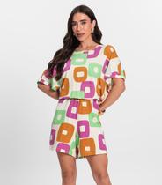 Macaquinho Feminino Infinita Cor Rosa