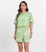 Macaquinho Feminino Infinita Cor Verde Macaquinho Feminino Infinita Cor Verde