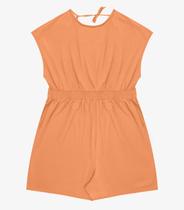 Macaquinho Feminino Malha Visco Infinita Cor Laranja Macaquinho Feminino Malha Visco Infinita Cor Laranja