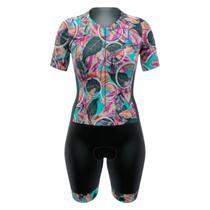 Macaquinho feminino marcio may funny bike gardenia