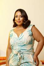 Macaquinho feminino na malha radiosa tamanho 50 Macaquinho feminino na malha radiosa tamanho 50