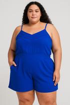 Macaquinho Feminino Plus Size Alça Com Regulador - Leve, Confortável, Zero Transparência Tamanho Grande